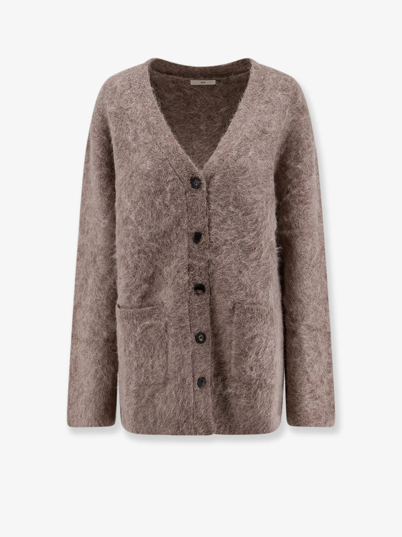 R2W R2W Cárdigan mezcla de alpaca beige para mujer - World Class Fashion
