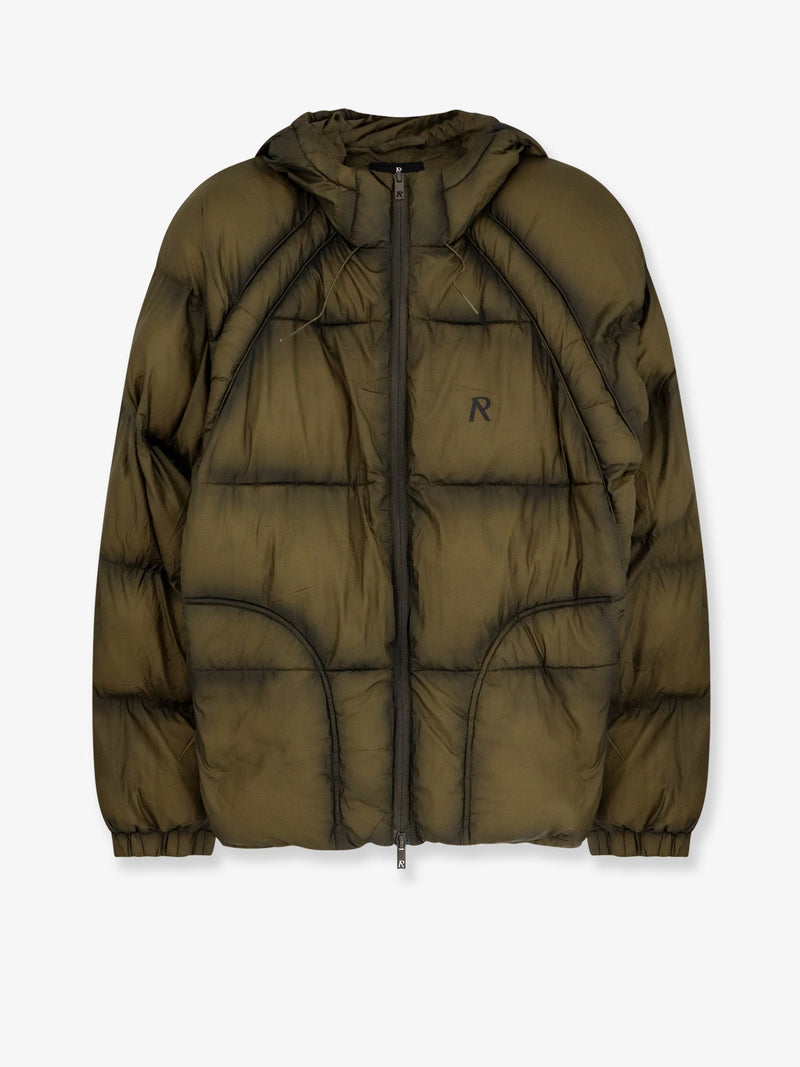 Represent Represent Padded Quilted Down Jacket Green - World Class Fashion