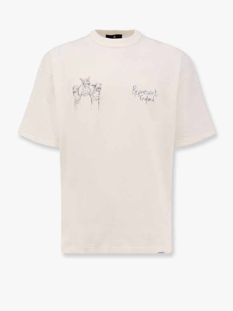 Represent Represent Cotton T-Shirt White Men - World Class Fashion