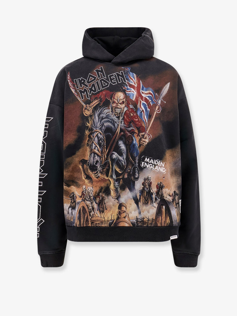 Represent Represent Iron Maiden X Steed Cotton Sweatshirt Black - World Class Fashion