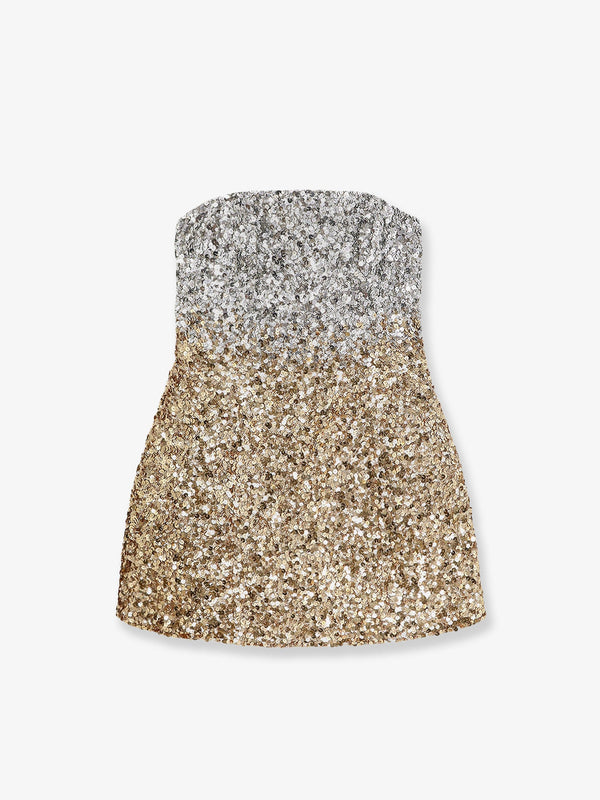 Retrofete Kameron Mini Dress With Sequins
