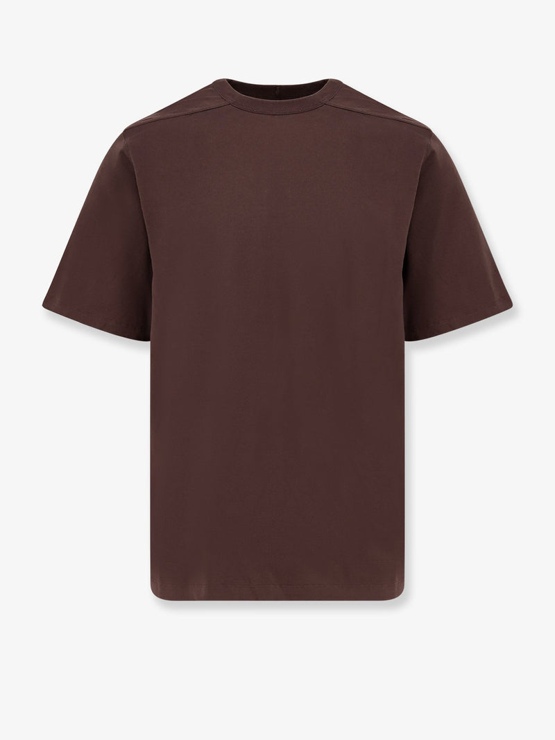 Rick Owens Rick Owens Camiseta de algodón Brad T Marrón - World Class Fashion