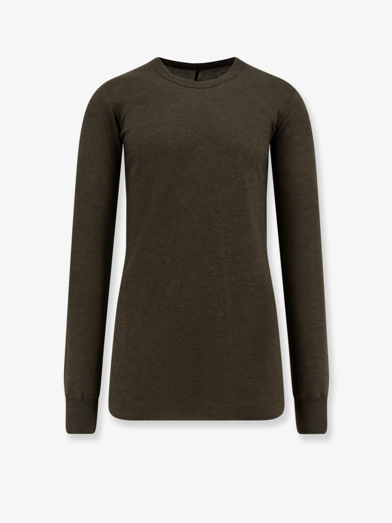 Rick Owens Camiseta de manga larga Rick Owens de mezcla de viscosa verde - World Class Fashion