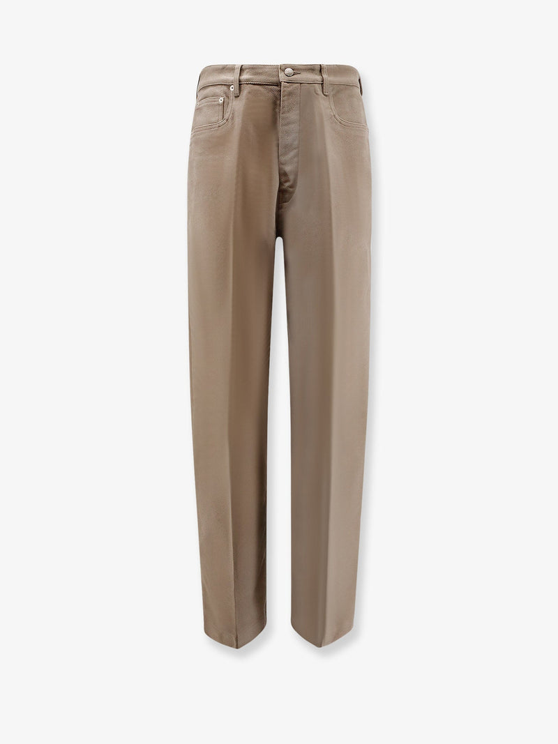 Rick Owens Rick Owens Geth Certified Cotton Trousers Grey - World Class Fashion