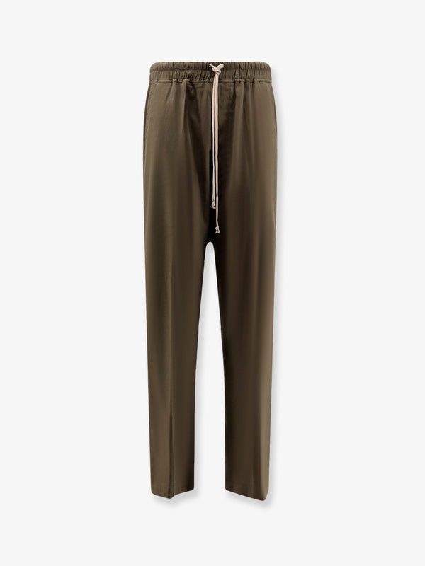Rick Owens Organic Cotton And Certified Silk Trousers