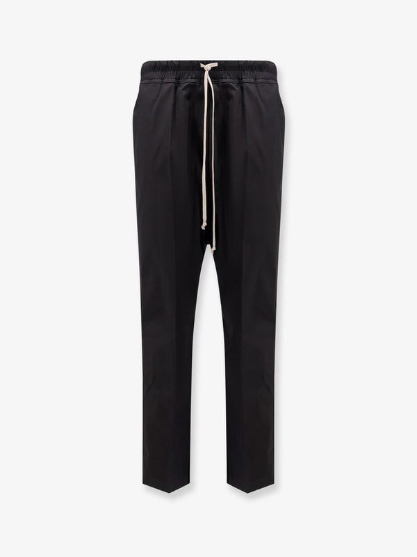 Rick Owens Drawstring Long Certified Cotton Trousers