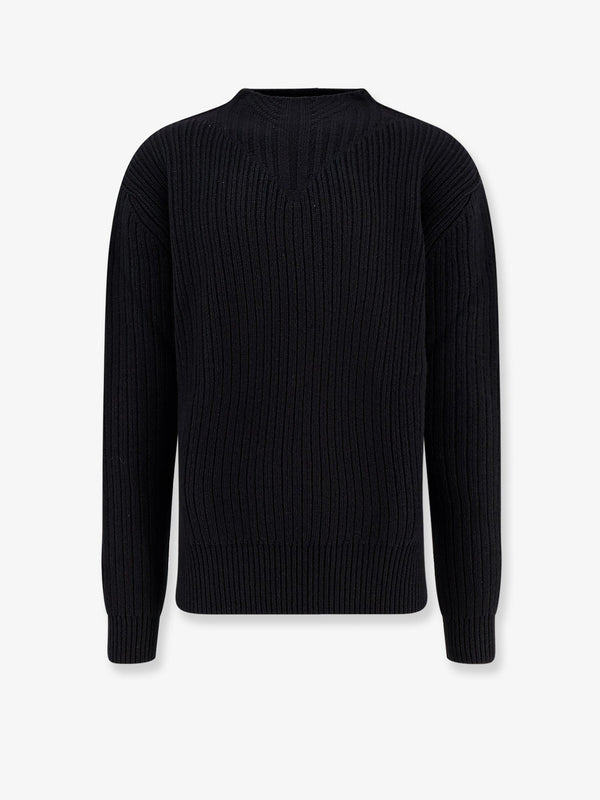 Rick Owens Fisherman Round Neck Virgin Wool Sweater