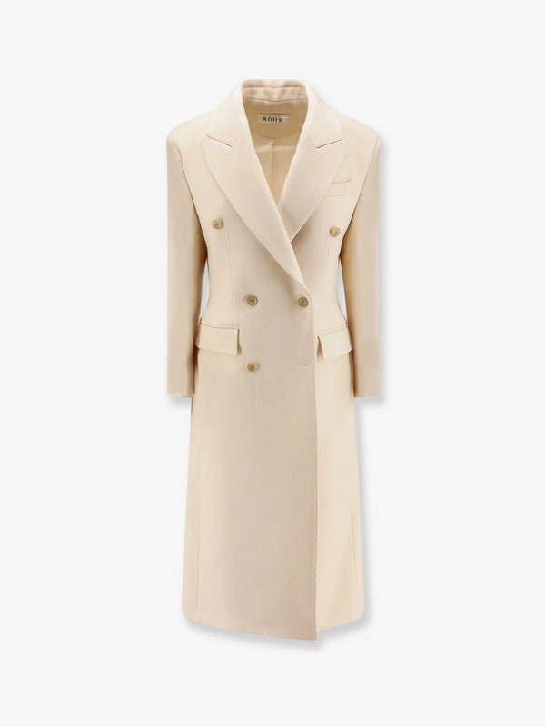 Rohe Hourglass Wool Double-Breasted Coat