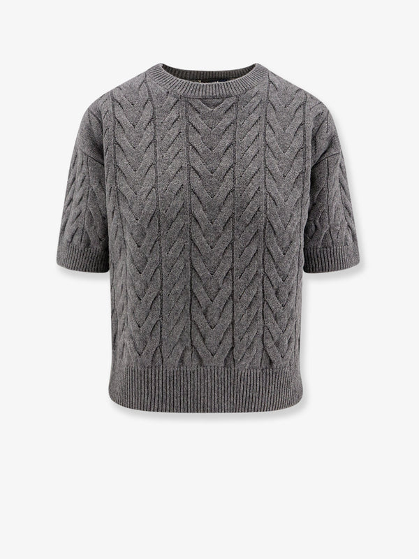 'S Max Mara Dominus Wool Sweater With Cable Knit