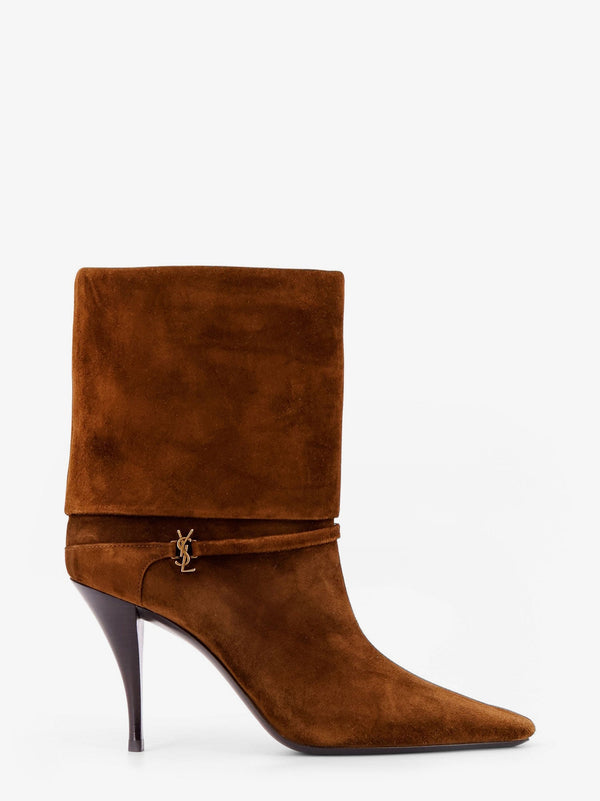 Saint Laurent Vicky 90 Suede Boots