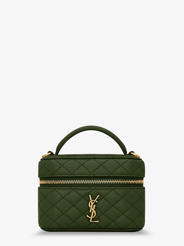 Saint Laurent Vanity Gaby Micro Leather Shoulder Bag