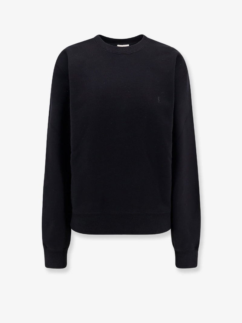 Saint Laurent Saint Laurent Certified Cotton Sweatshirt Noir - World Class Fashion