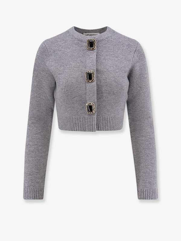 Self Portrait Wool Cardigan