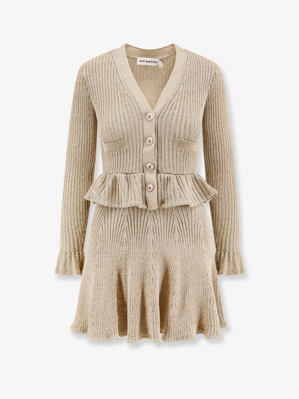 Self Portrait Lurex Short Dress