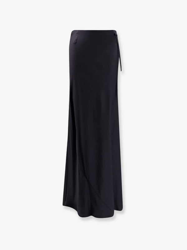Semicouture Elvira Satin Long Skirt
