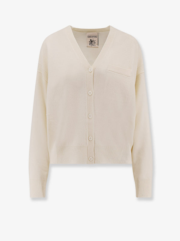 Semicouture Wool And Cashmere Cardigan