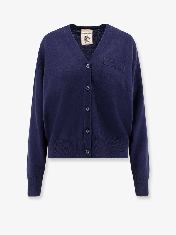Semicouture Wool And Cashmere Cardigan