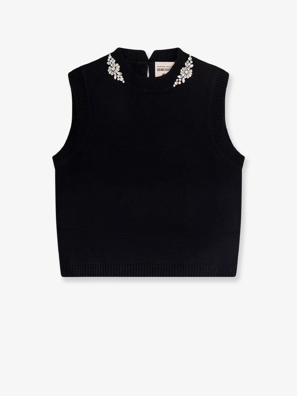 Semicouture Wool An Cashmere Vest