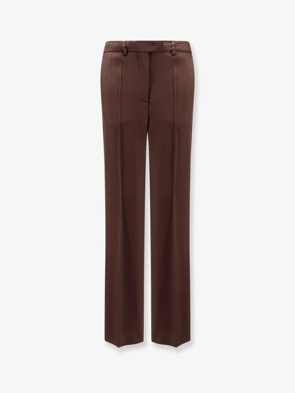 Semicouture Viscose And Virgin Wool Trousers