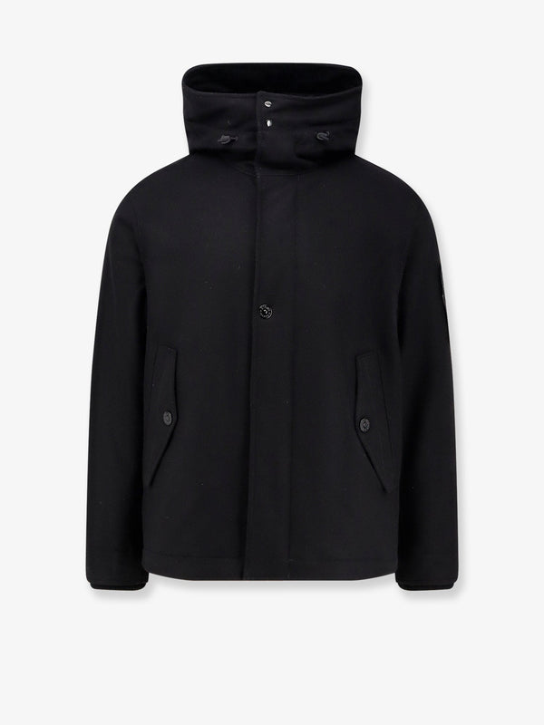 Stone Island Wool Blend Padded Parka Jacket