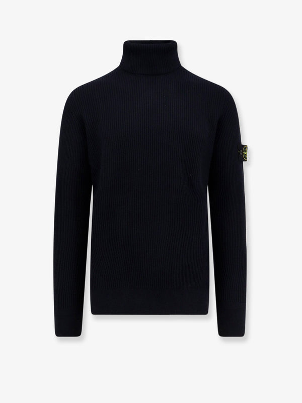 Stone Island Turtleneck Certified Virgin Wool Sweater