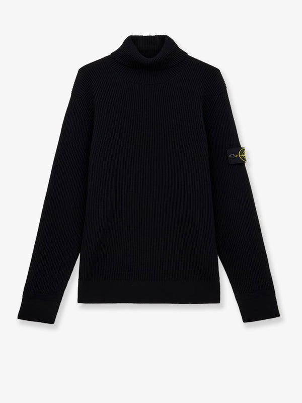 Stone Island Certified Virgin Wool Turtleneck Sweater