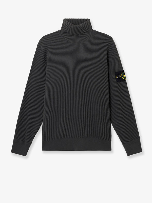 Stone Island Certified Virgin Wool Turtleneck Sweater