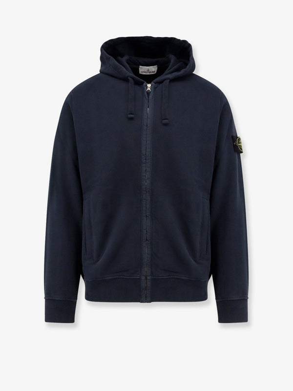 Stone Island Organic Cotton Hooded Sweatshirt