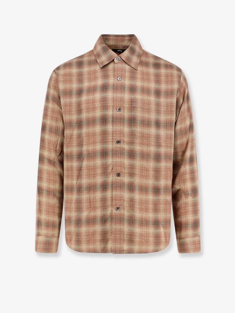 Stussy Stussy Matthew Plaid Madras Shirt Beige - World Class Fashion