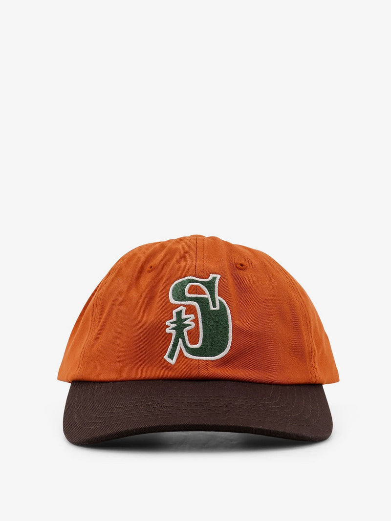 Stussy Stussy Vintage S Low Cotton Baseball Hat Orange - World Class Fashion