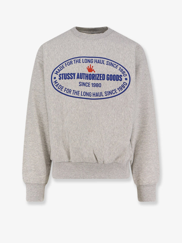 Stussy Authorized Crew Cotton Blend Sweatshirt