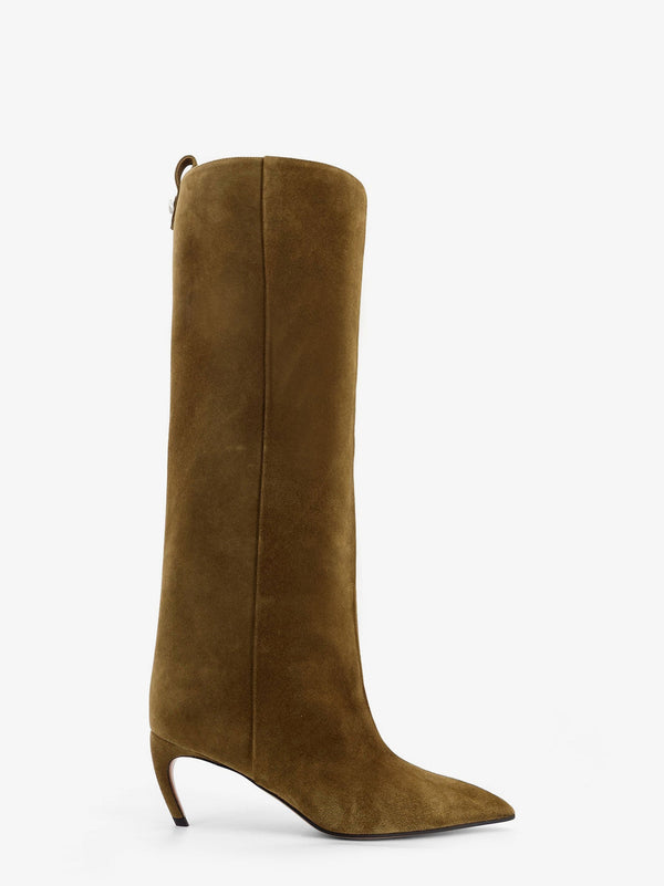 The Attico Lea Suede Boots
