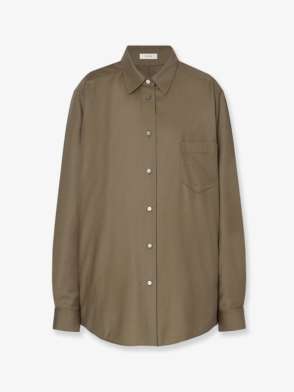 The Row Pino Virgin Wool Shirt