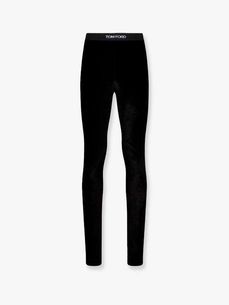Tom Ford Tom Ford Velvet Leggings Black Women - World Class Fashion