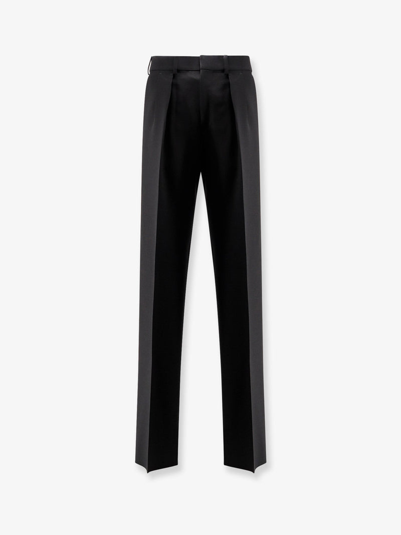 Tom Ford Tom Ford Wool Trousers Black Men - World Class Fashion