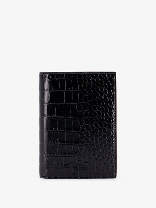 Tom Ford Crocodile-Print Leather Wallet