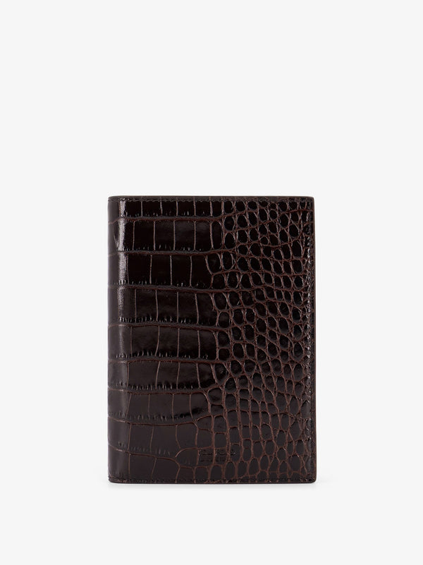Tom Ford Crocodile-Print Leather Wallet