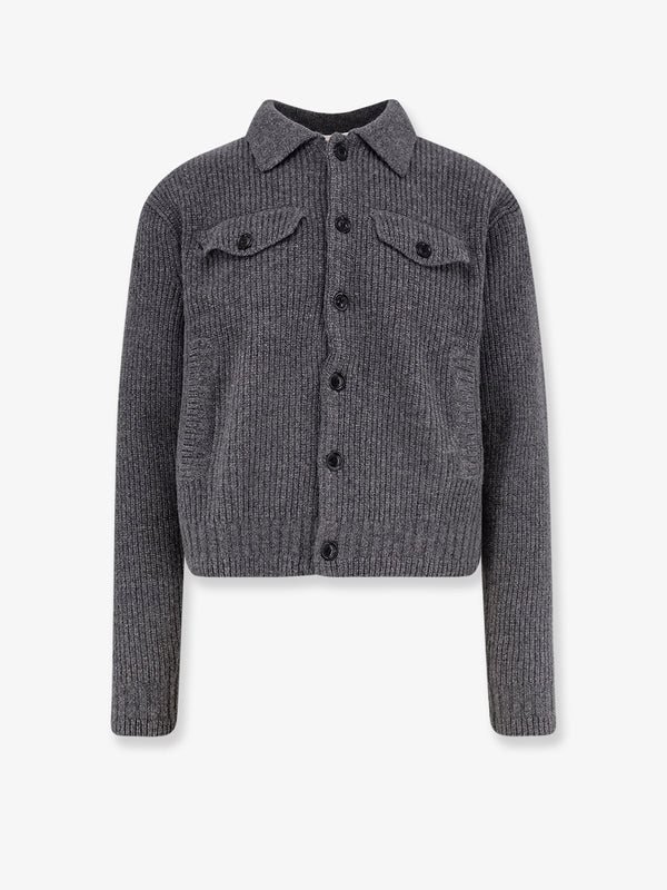 Tonywack Ribbed Wool And Cotton Cardigan