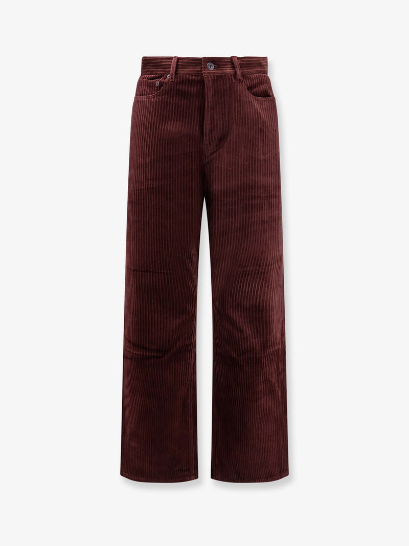 Tonywack Pantalones de pana Tonywack Color borgoña - World Class Fashion