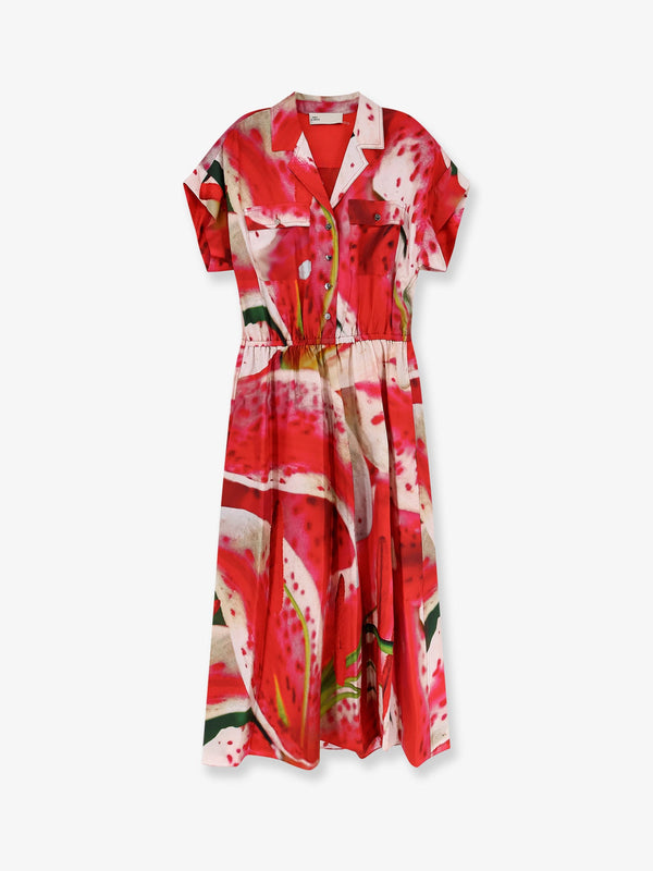 Tory Burch Printed Silk Chemisier/Dress