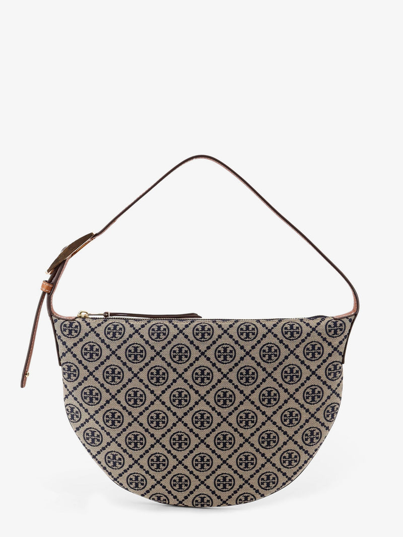 Tory Burch Tory Burch T Monogram Small Balloon Shoulder Bag Beige - World Class Fashion