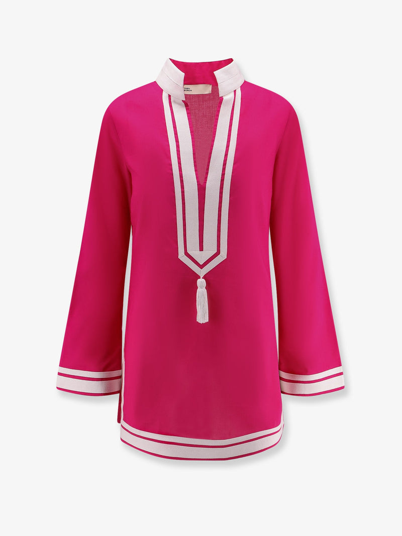 Tory Burch Tory Burch Cotton Short Dress Pink Women - World Class Fashion