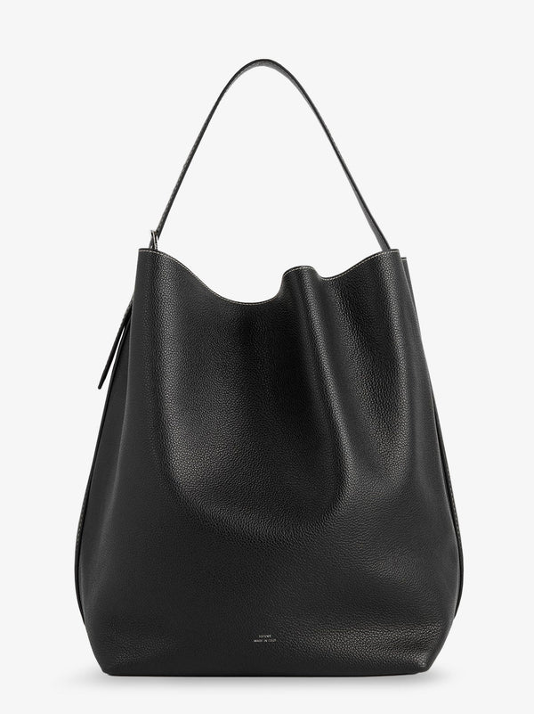 Toteme Leather Belted Tote Shoulder Bag