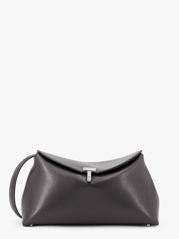 Toteme T-Lock Clutch Leather Shoulder Bag