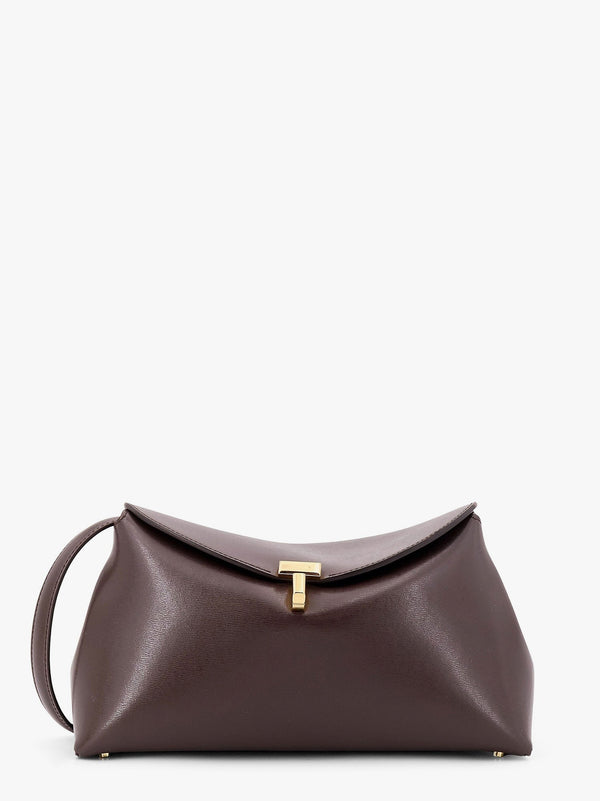 Toteme T-Lock Clutch Leather Shoulder Bag