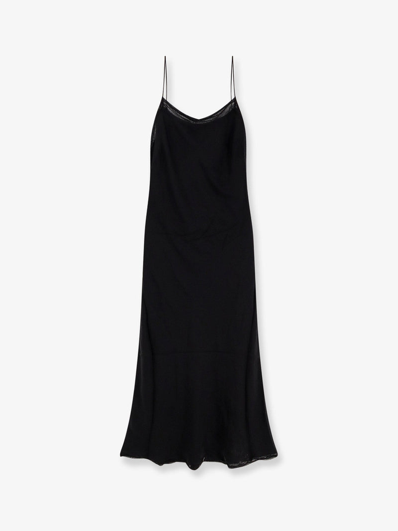Toteme Toteme Long Silk Dress Black Women - World Class Fashion