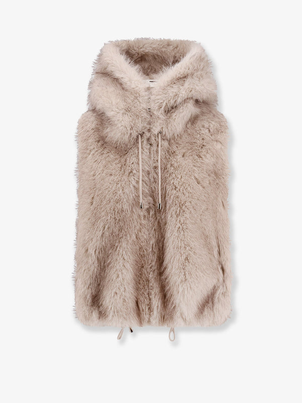 Valentini 1972 Sleeveless Faux Fur Jacket