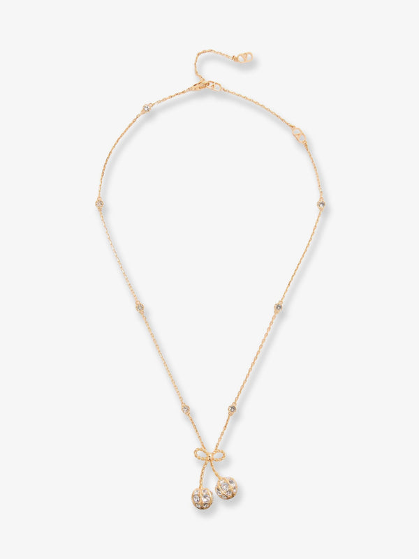 Valentino Garavani Cherrifyc Metal Necklace With Swarovski Crystals