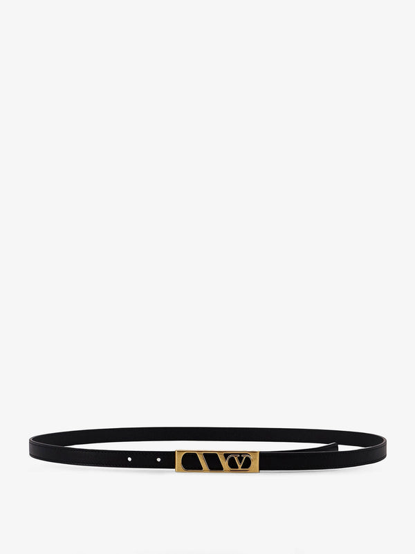 Valentino Garavani Vlogo Leather Belt