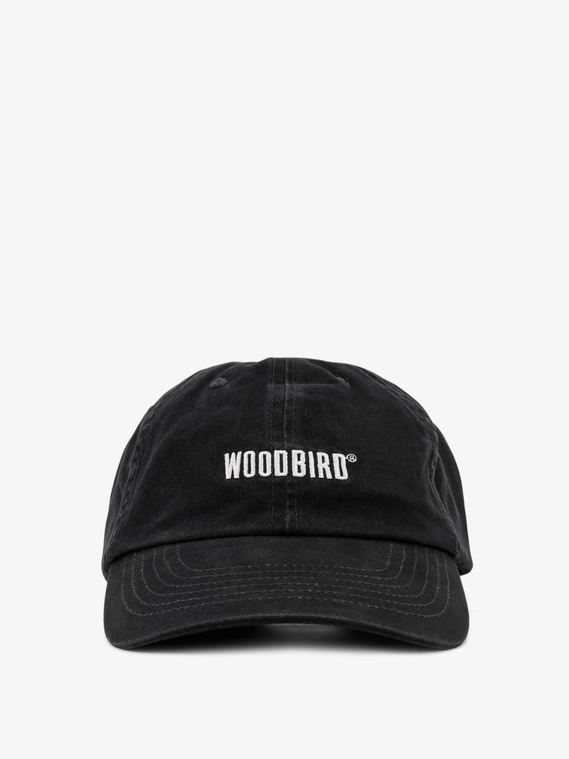 Woodbird Woodbird Core Twill Cotton Baseball Hat Black - World Class Fashion